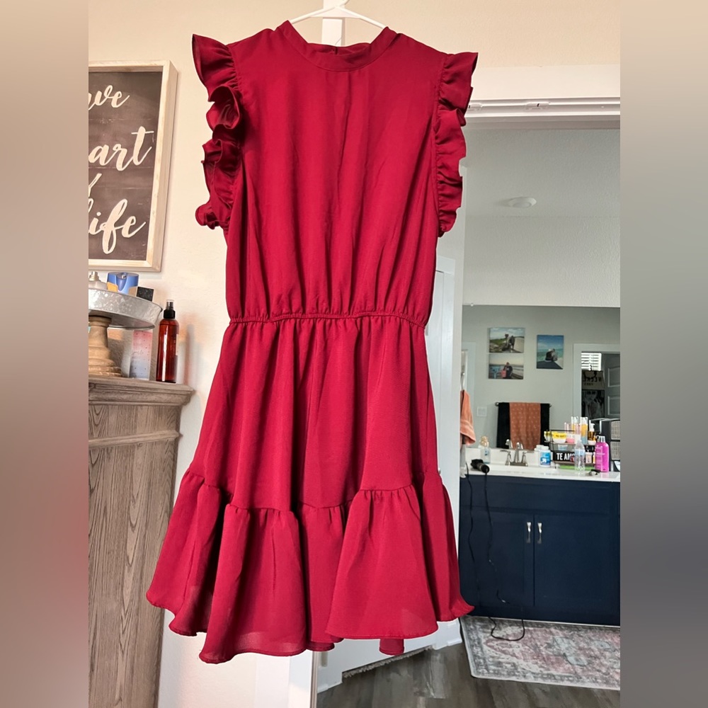 Burgundy/wine dress